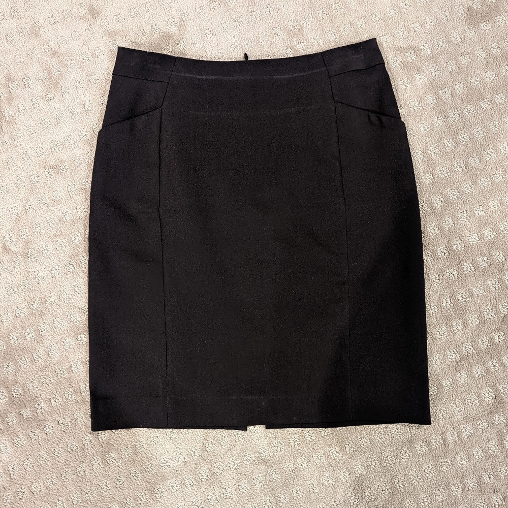 H&M Black Pencil Skirt Size 8